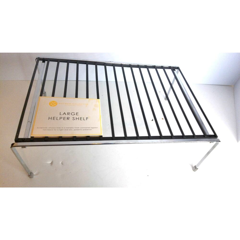 Macbeth Collection By Margaret Josephs Real Housewives Metallic Storage Shelf
